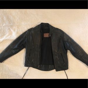 Walter Dyer leather riding jacket
